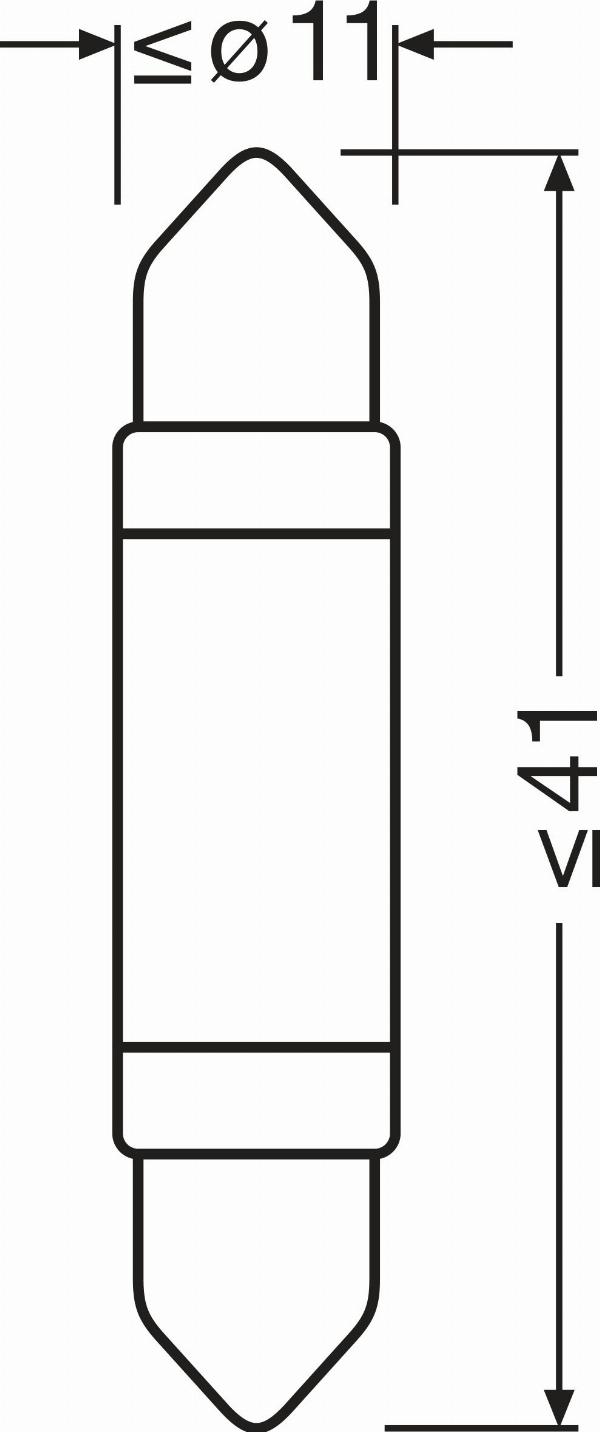OSRAM 6413DWP-1BL - Лампа розжарювання, Освітлення салону autozip.com.ua