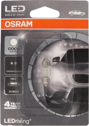OSRAM 6431CW-01B - Лампа розжарювання, Освітлення салону autozip.com.ua