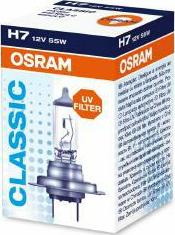 Osram 64210CLC - Лампа Osram CLASSIC H7 12V 55W PX26D картонна упаковка autozip.com.ua