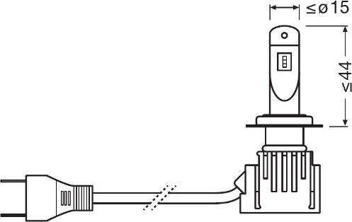 Osram LEDBUNDLE01 - Лампа розжарювання, фара дальнього світла autozip.com.ua