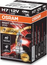 Osram 64210NB200 - Лампа Osram NIGHT BREAKER® 200 H7 12V 55W PX26d 200 autozip.com.ua