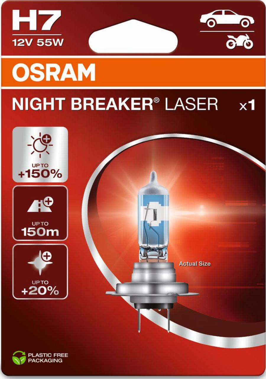 OSRAM 64210NL-1BL - Лампа розжарювання, фара дальнього світла autozip.com.ua