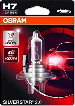 Osram 64210SV2-01B - Лампа розжарювання, фара дальнього світла autozip.com.ua