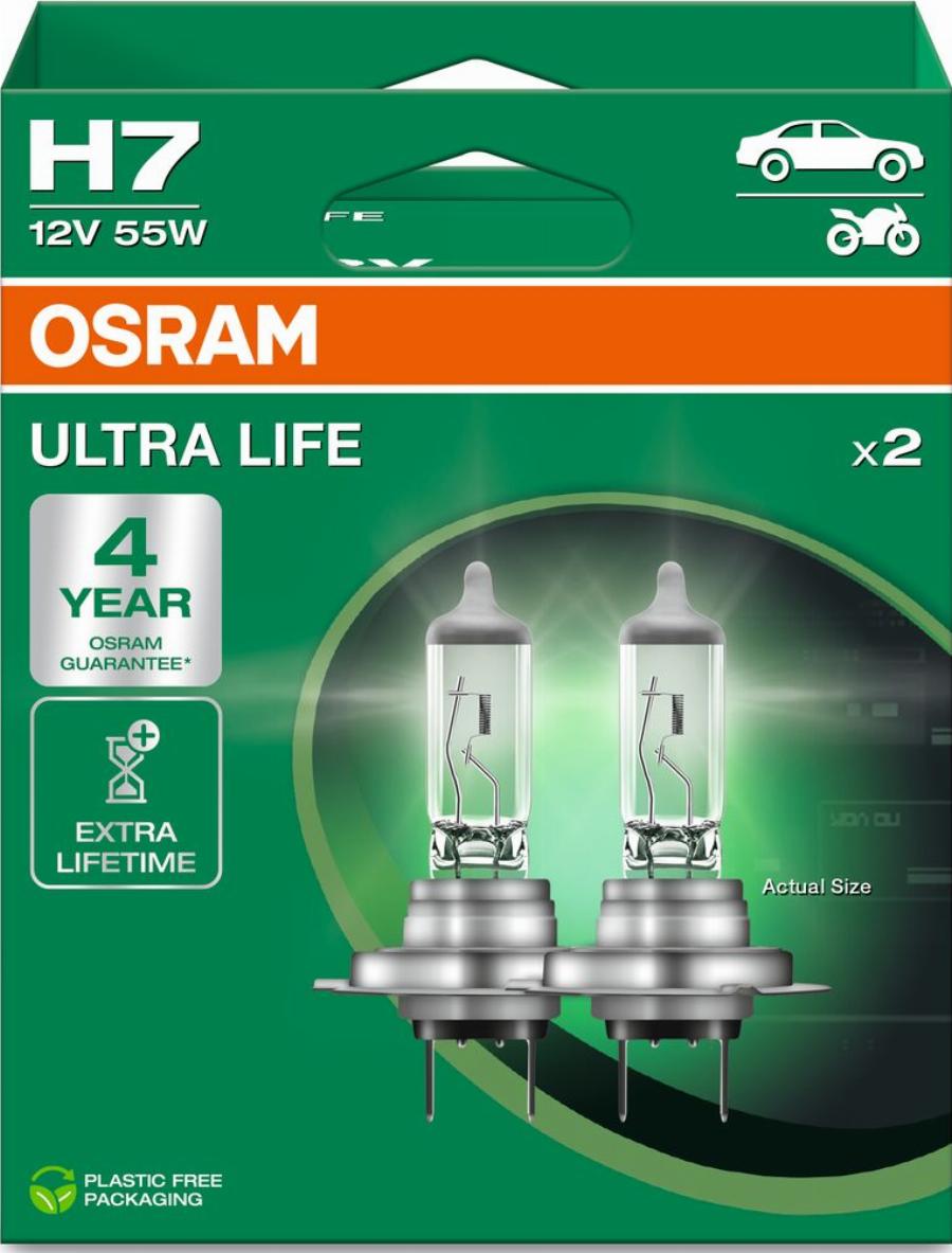 OSRAM 64210ULT-2HB - Лампа розжарювання, фара дальнього світла autozip.com.ua