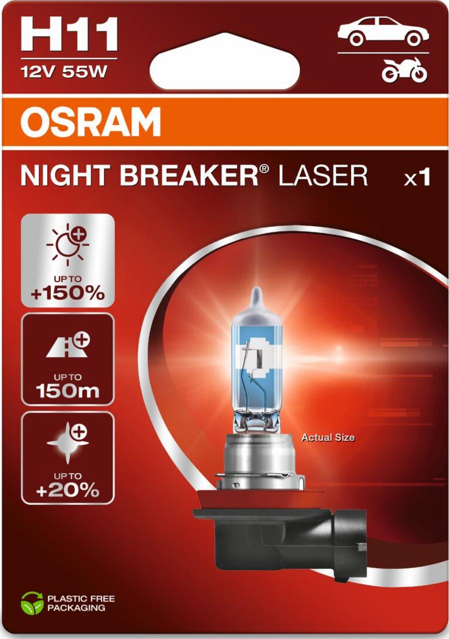 OSRAM 64211NL-1BL - Лампа розжарювання, фара дальнього світла autozip.com.ua