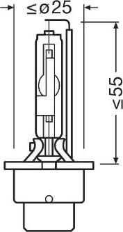 OSRAM 66440XNN-HCB - Лампа розжарювання, фара дальнього світла autozip.com.ua