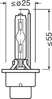 OSRAM 66240XNN-HCB - Лампа розжарювання, фара дальнього світла autozip.com.ua
