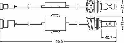 OSRAM 66220CW - Лампа розжарювання, фара денного освітлення autozip.com.ua