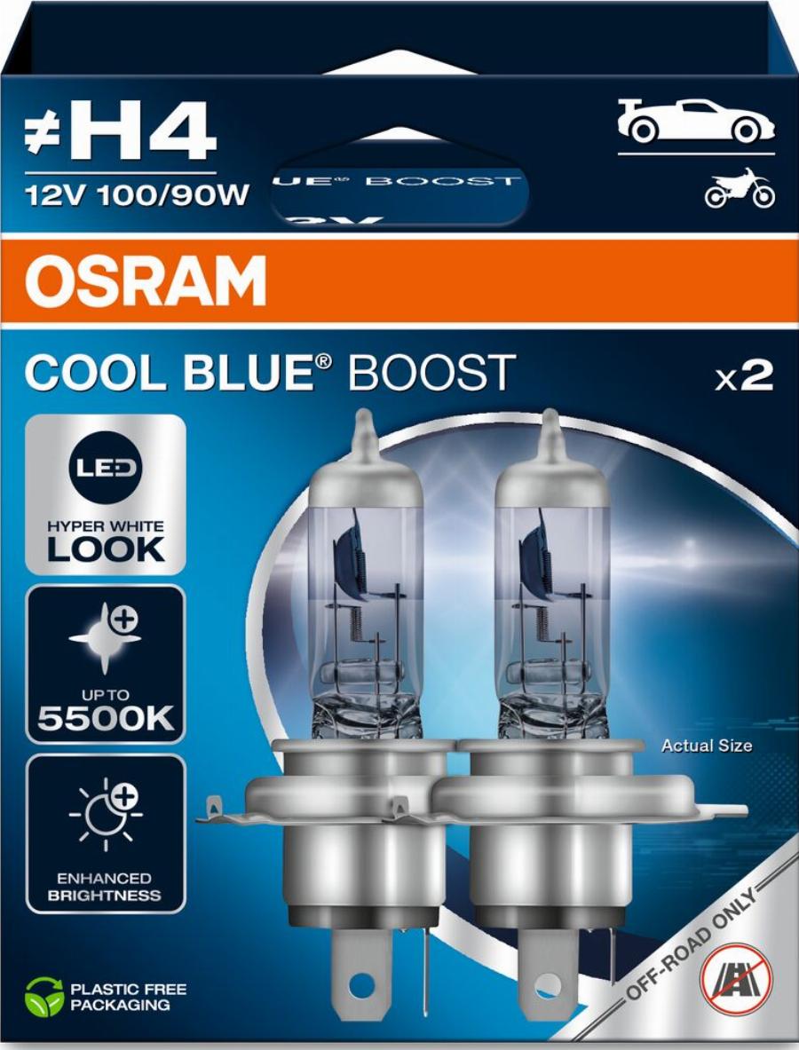 OSRAM 62193CBB-2HB - Лампа розжарювання, фара дальнього світла autozip.com.ua