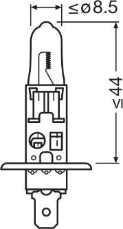 OSRAM 64150NL-1BL - Лампа розжарювання, фара дальнього світла autozip.com.ua