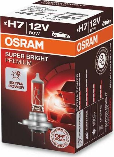 Osram 62261SBP - Лампа розжарювання, фара дальнього світла autozip.com.ua