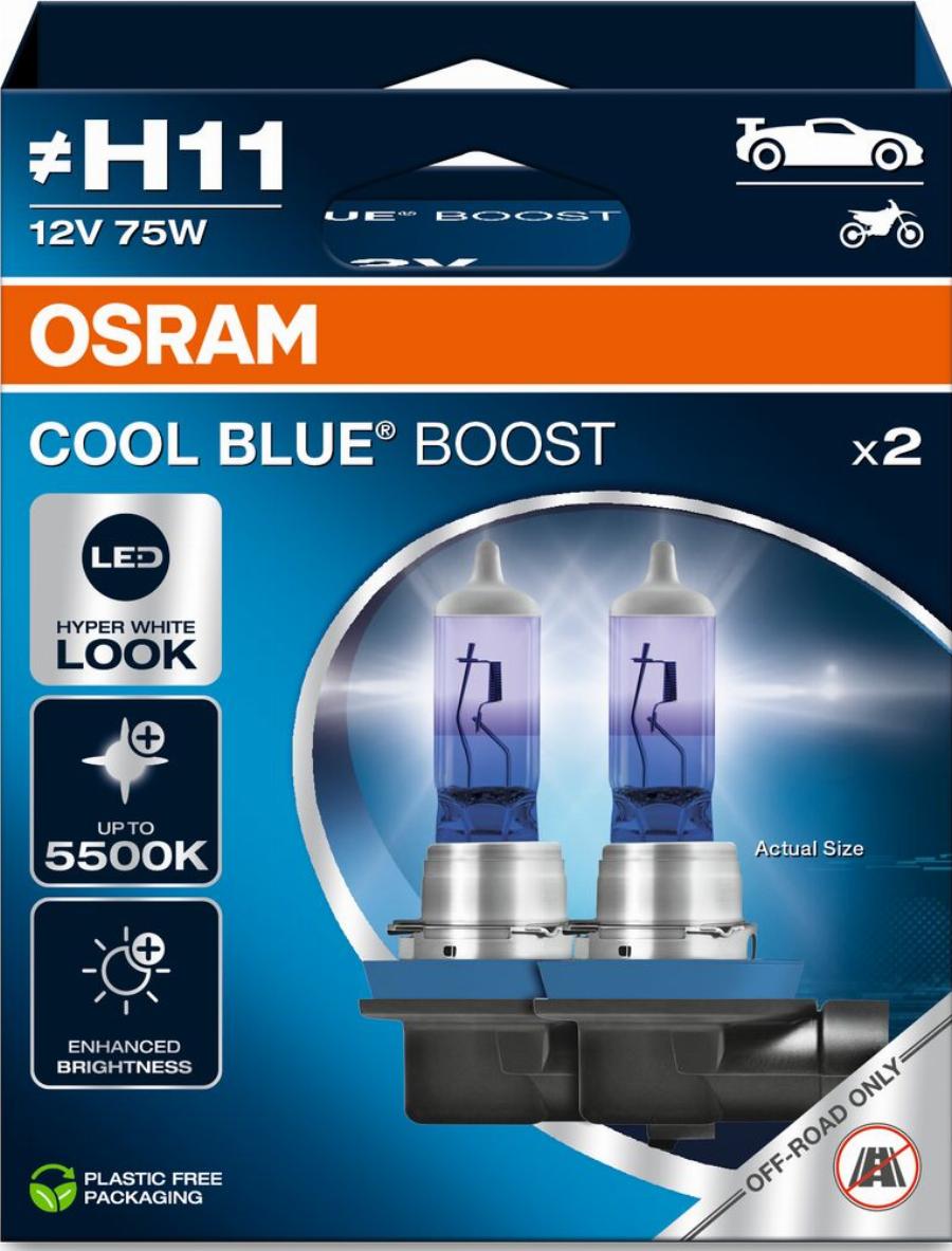 OSRAM 62211CBB-2HB - Лампа розжарювання, фара дальнього світла autozip.com.ua