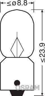 OSRAM 3796 - Лампа розжарювання, Освітлення салону autozip.com.ua