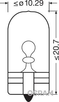 OSRAM 2886X - Лампа розжарювання, Освітлення салону autozip.com.ua