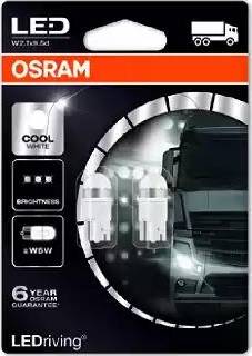 Osram 2824CW-02B - Лампа, вхідний освітлення autozip.com.ua