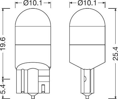 OSRAM 2825DWNB-2HFB - Лампа розжарювання, Освітлення салону autozip.com.ua