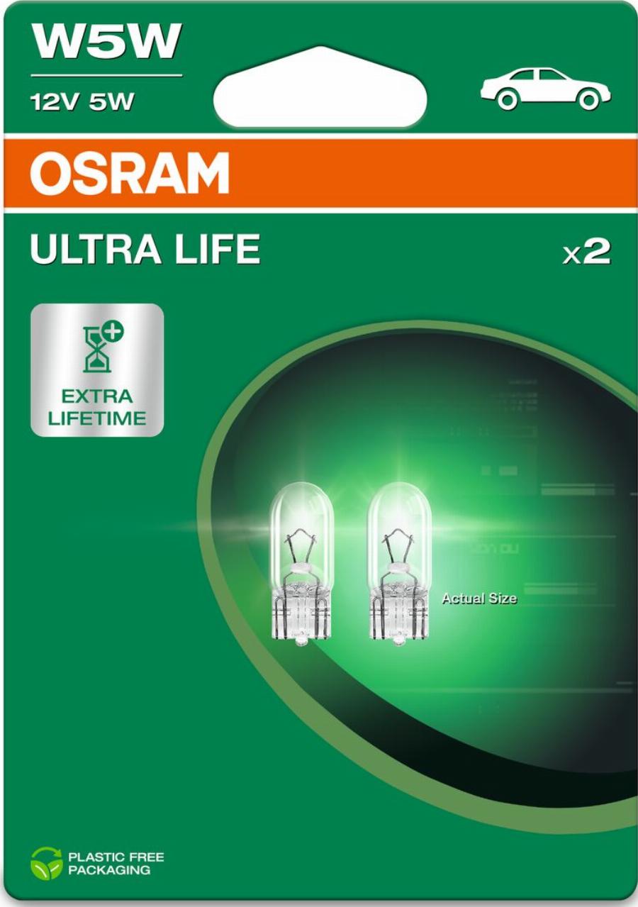 OSRAM 2825ULT-2BL - Лампа розжарювання, ліхтар покажчика повороту autozip.com.ua