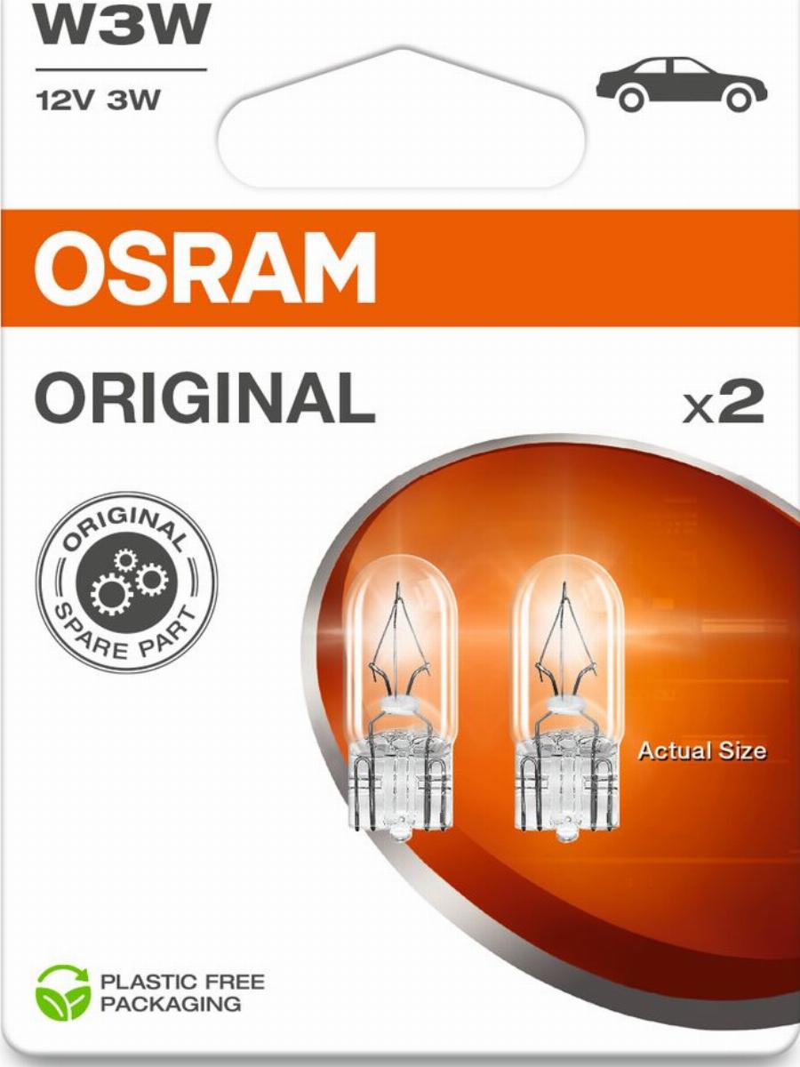 OSRAM 2821-2BL - Лампа розжарювання, ліхтар покажчика повороту autozip.com.ua