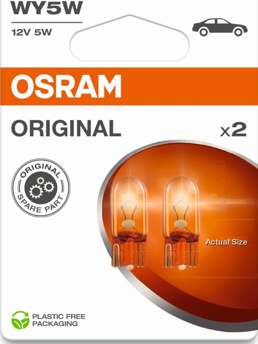 OSRAM 2827NA-2BL - Лампа розжарювання, ліхтар покажчика повороту autozip.com.ua