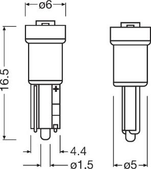 OSRAM 2723DWP-2BL - Лампа розжарювання, освітлення щитка приладів autozip.com.ua