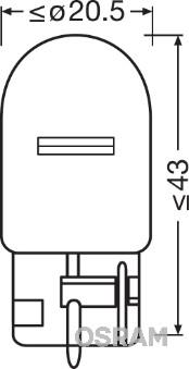 OSRAM 7504 - Лампа розжарювання, ліхтар покажчика повороту autozip.com.ua