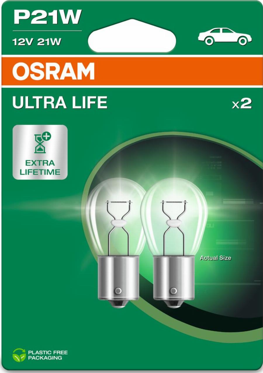 OSRAM 7506ULT-2BL - Лампа розжарювання, ліхтар покажчика повороту autozip.com.ua