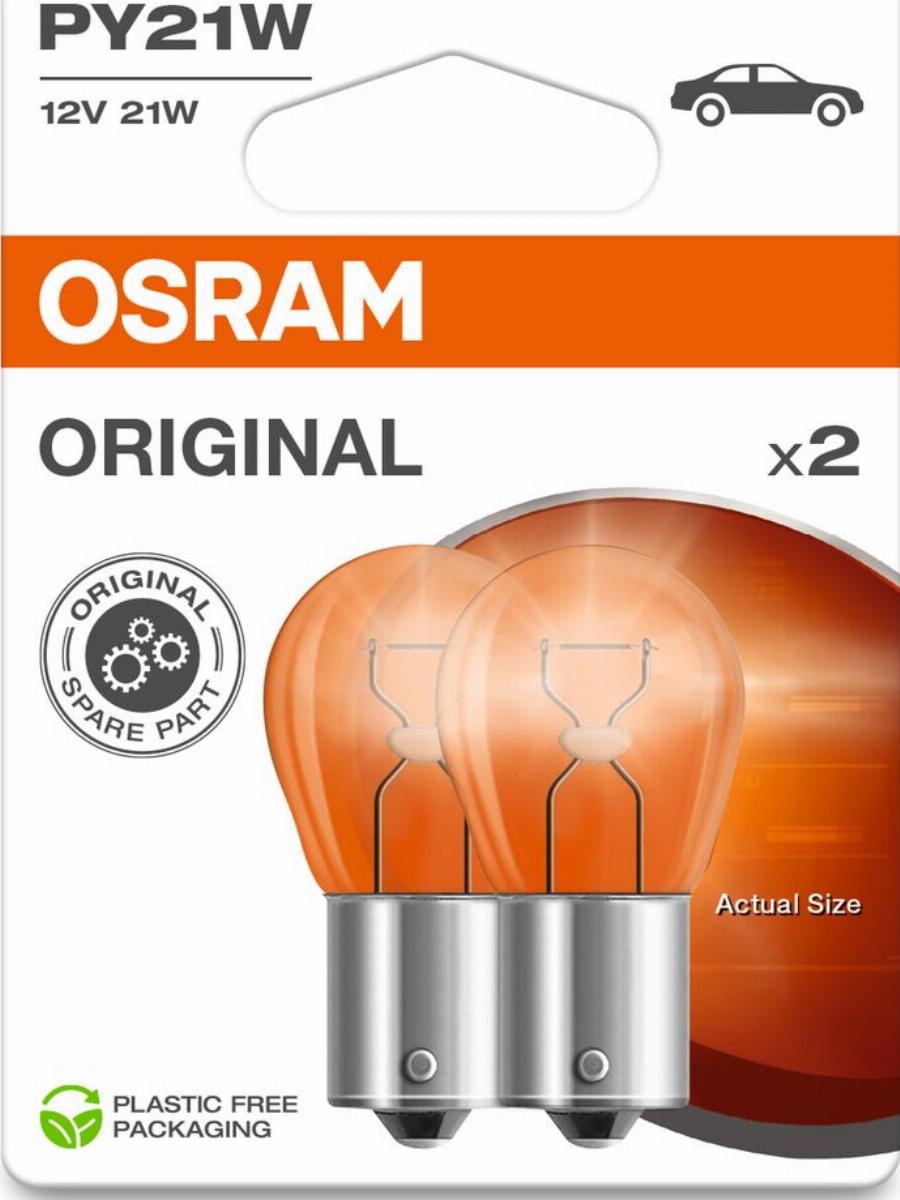 OSRAM 7507-2BL - Лампа розжарювання, ліхтар покажчика повороту autozip.com.ua