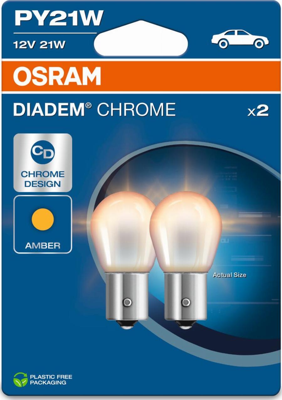 OSRAM 7507DC-2BL - Лампа розжарювання, ліхтар покажчика повороту autozip.com.ua