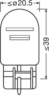 OSRAM 7515-2BL - Лампа розжарювання, ліхтар покажчика повороту autozip.com.ua