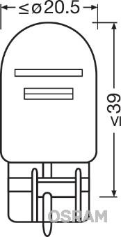 OSRAM 7515 - Лампа розжарювання, ліхтар покажчика повороту autozip.com.ua