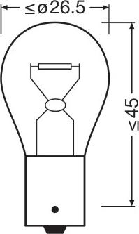 Osram 7511TSP - Лампа розжарювання, ліхтар покажчика повороту autozip.com.ua
