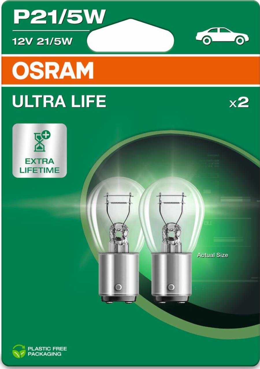 OSRAM 7528ULT-2BL - Лампа розжарювання, ліхтар покажчика повороту autozip.com.ua