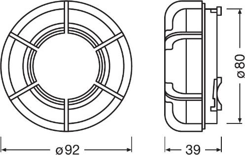 OSRAM LEDCAP02 - Кришка, основна фара autozip.com.ua