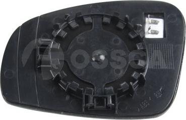 OSSCA 47022 - Дзеркальне скло, зовнішнє дзеркало autozip.com.ua