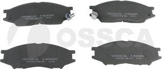 OSSCA 14985 - Гальмівні колодки, дискові гальма autozip.com.ua