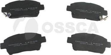 OSSCA 14939 - Гальмівні колодки, дискові гальма autozip.com.ua