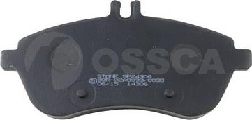 OSSCA 16757 - Гальмівні колодки, дискові гальма autozip.com.ua
