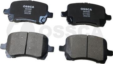 OSSCA 86498 - Гальмівні колодки, дискові гальма autozip.com.ua