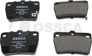 OSSCA 24590 - Гальмівні колодки, дискові гальма autozip.com.ua