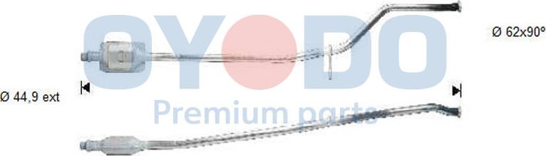 Oyodo 10N0051-OYO - Каталізатор autozip.com.ua