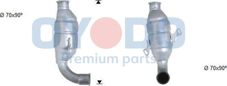 Oyodo 20N0089-OYO - Каталізатор autozip.com.ua