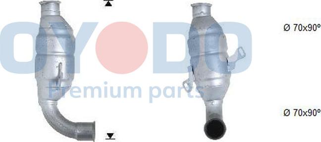 Oyodo 20N0113-OYO - Каталізатор autozip.com.ua