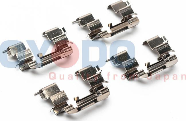 Oyodo 23H0504-OYO - Комплектуючі, колодки дискового гальма autozip.com.ua