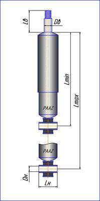 PAAZ 49001P - Амортизатор autozip.com.ua