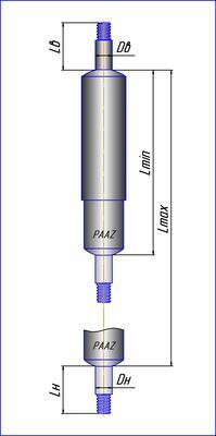 PAAZ 57001P - Амортизатор autozip.com.ua