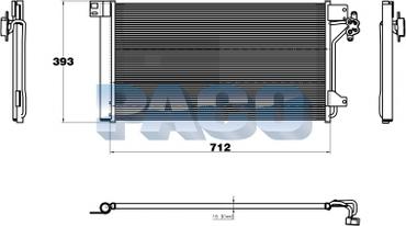 PACO 5P5840 - Конденсатор, кондиціонер autozip.com.ua