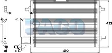 PACO CL3075 - Конденсатор, кондиціонер autozip.com.ua