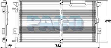 PACO PL3101 - Конденсатор, кондиціонер autozip.com.ua