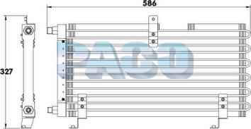 PACO CL3817 - Конденсатор, кондиціонер autozip.com.ua