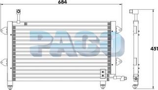 PACO CL3885/A - Конденсатор, кондиціонер autozip.com.ua